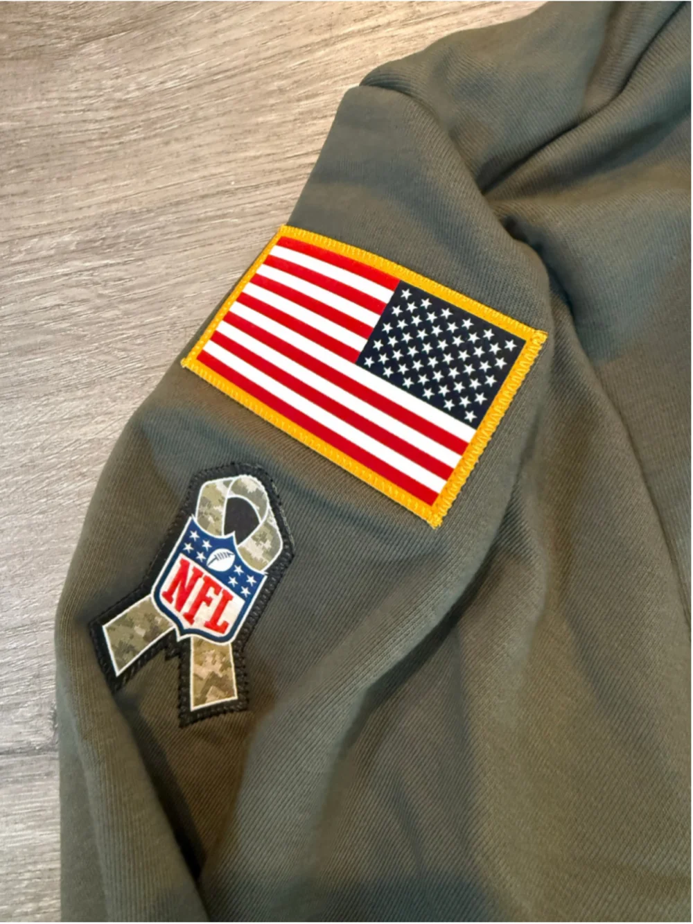 Men's Nike Cleveland Browns Salute to Service Hoodie, Olive, Size M
